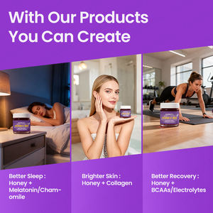 Lifeworth Alami Penenang Tidur & Pereda Stres, Dukungan Tidur Premium Madu Jahe dengan Dukungan Imunitas untuk Dewasa - Product Image 3