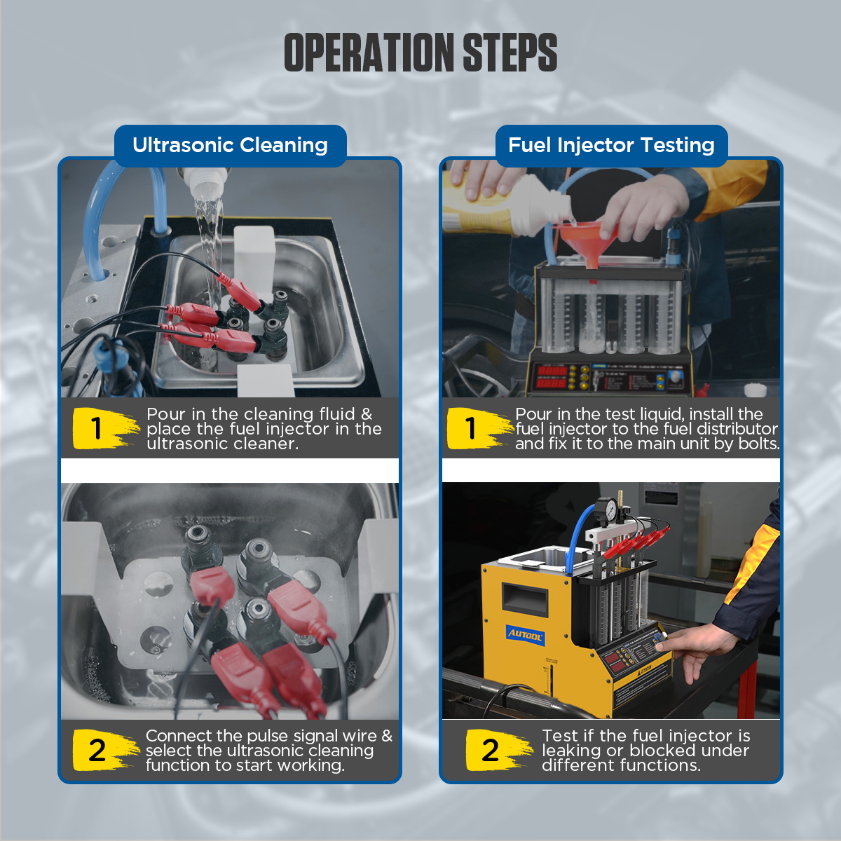 injector cleaner machine