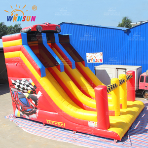Winsun chất lượng tốt <span class=keywords><strong>Inflatable</strong></span> <span class=keywords><strong>Slide</strong></span> sân chơi thương mại lâu đài bouncy tùy chỉnh xe chủ đề trượt cho trẻ em - Product Image 4