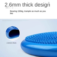 Balle d'équilibre épaissie pour enfants Happy Jack pour l'entraînement de base et la rééducation de la cheville Air Plug Massage Yoga coussin équipement