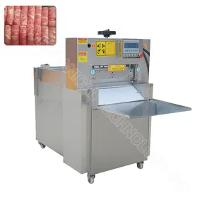 Frozen Black Chicken Slicer Bacon Cutting Mutton Roll Freezing Beef Slicing Machine