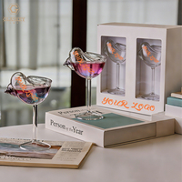 Verres à Martini en forme de coquille de conque de 160 ml, verres à cocktail en forme de coquille, gobelets à vin personnalisés pour restaurants et mariages