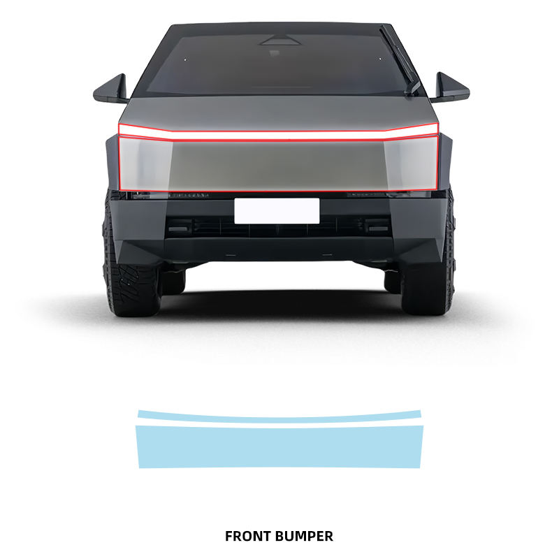 Front bumper TPU film