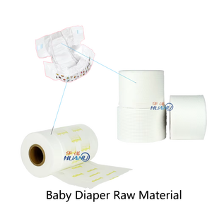 Oberflächenschicht aus Vliesstoff mit PE-Folie als Unterlage für Babywindeln - Product Image 1