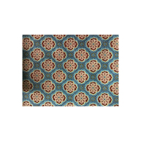 Tissu Jacquard Floral 100% Polyester Coton, Tapisserie Lourde pour Rideaux, Canapés, Sacs, Vêtements - Fabricant Turc