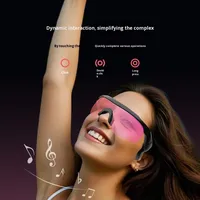 Gafas Inteligentes G120 BT Personalizadas, Resistentes al Agua IPX-4, Control Táctil por Voz, Llamadas Telefónicas, Reproductor de Música para Deportes al Aire Libre, Ciclismo