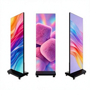 Pantalla LED de alta luminosidad para pósteres, dispositivo publicitario inteligente, kiosco con pantalla LED de pie, señalización digital para interiores - Product Image 1