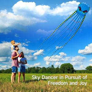 3D Soft 26ft Extra Large Fun Octopus <span class=keywords><strong>Kite</strong></span> Livré avec 1000D <span class=keywords><strong>Kite</strong></span> String Beach Park Outdoor Fun Beach Trip, Excellent cadeau pour les enfants - Product Image 3