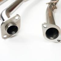 Système d'échappement universel Aosu en acier inoxydable de 1,5 mm d'épaisseur, finition lisse, double sortie, silencieux de camion, embouts de protection, haute qualité