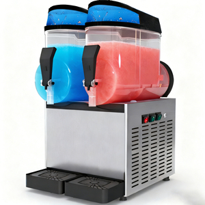 Automatic Portable Slush Machine Commercial Energy <b>Saving</b> Stainless Steel 1100W High Efficiency 24L Capacity Freezing Crusher - Product Image 1