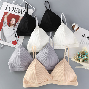 Reggiseno <span class=keywords><strong>a</strong></span> <span class=keywords><strong>triangolo</strong></span> aderente in cotone con cinturino 2 gancio Sexy - Product Image 1