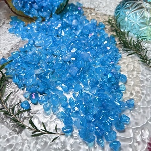 Vente en gros de pierres brutes de quartz aura colorées, pierres roulées, gravier brut pour la guérison et la décoration - Product Image 6