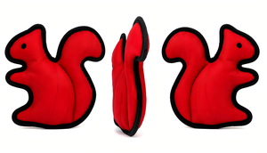 Jouet pour chien 2520D Oxford en forme d'écureuil qui couine, jouet à mâcher interactif et durable pour chiens agressifs, yeux brodés - Product Image 6