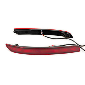 High Quality New <b>Red</b> Modification <b>LED</b> Rear Bumper Braking Warning Decorative <b>Lights</b> ABS Material 12V 1 Year Warranty KIA RIO - Product Image 3