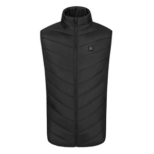 Chaleco calefactable con cuello alto, calefacción eléctrica, recargable por USB, ropa inteligente con temperatura constante para exteriores - Product Image 1