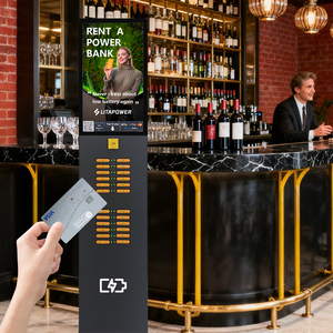 Lita ngân hàng điện cho thuê trạm với đầu đọc thẻ chia sẻ ngân hàng điện sạc di động cho thuê cho thuê kiosk Máy bán hàng tự động với POS - Product Image 4