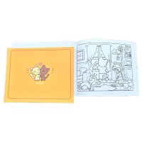 Livre de coloriage pour adultes Bolla au design unique, pages perforées, lignées, reliure cousue, couverture souple personnalisée pour enfants, papier film