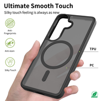 Wintop Matte Semi-transparante Draadloze Oplaadbare Waterdichte TPU+PC Business Design Custom Cover voor Mobiele Telefoonhoesjes