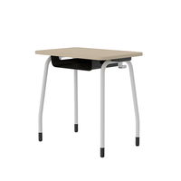 Table de travail mobile moderne pour groupes, mobilier de bureau et de salle de classe, bureau d'étudiant pour collège, lycée et université