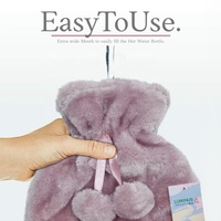 Bouillotte cinq tailles avec couvercle sac à eau chaude sac à eau chaude 2l avec couvercle