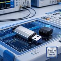 New Silver Metal USB Flash Drive USB 3.2 Gen1 PD196 64GB/128GB/256GB 5 Gbps Transfer Rate 2-Year Warranty