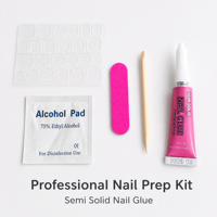 Kit d'outils professionnels pour ongles, lime à ongles jetable de haute qualité, bâtonnets en bois, lingettes alcoolisées, ensemble de manucure portable