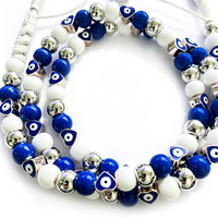 Câbles de données perlés 4-en-1 anti-malchance avec perles œil de tigre, accessoires électroniques Type C