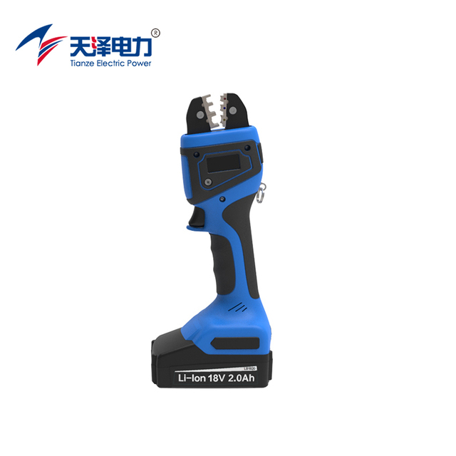 NBC-50ML Battery Powered Mechanical Crimping Pliers Cordless Cable Terminal Crimper Cutter Tool 15KN Brushless Motor