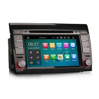 Erisin ES8571F pemutar dvd mobil 7 inci, pemutar dvd mobil dengan Slot SIM DSP BT5.1 4G nirkabel IPS Android 13.0 untuk Fiat Bravo