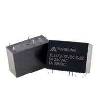 Relais 14F2 TL14F2-12VDC-S-2Z Relais 8 broches Relais 12V DPDT