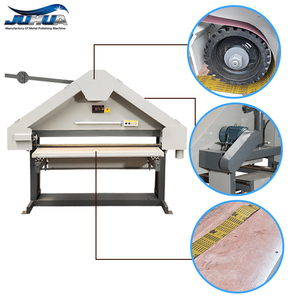 <span class=keywords><strong>Ponceuse</strong></span> à bande large motorisée pour plaques métalliques et tôles en acier inoxydable avec une puissance de 4 kW - Machine de polissage multifonctionnelle - Product Image 3