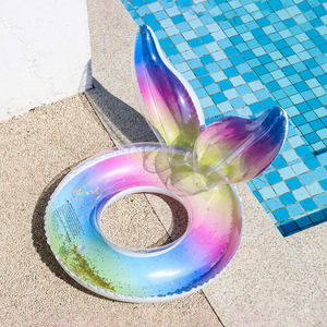 Flotador Circular Infantil Estilo Sirena XLAN, Juguete Acuático para Fiestas en la Playa, Flotador de Tubo, Accesorios para Piscina - Product Image 4