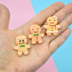 Último Producto: Lindos Accesorios de Resina Epoxi en Miniatura para Manualidades, Hombre de Jengibre de Resina - Product Image 3