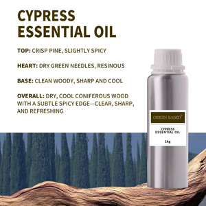 Aceite Esencial de Ciprés Puro (Cupressus Sempervirens) |   <span class=keywords><strong>Astringente</strong></span> Potente para <span class=keywords><strong>Piel</strong></span> <span class=keywords><strong>Grasa</strong></span> y Soporte para Venas Varicosas - Product Image 1