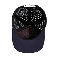 Casquette de golf personnalisée avec broderie manuelle, porte-tee et marqueur de balle magnétique, 5 panneaux, respirante et résistante à l'eau