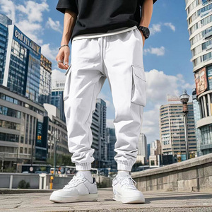 PASUXI <span class=keywords><strong>Pantaloni</strong></span> Jogger Tattici Personalizzati da Uomo - <span class=keywords><strong>Pantaloni</strong></span> Cargo Outdoor <span class=keywords><strong>con</strong></span> <span class=keywords><strong>Vita</strong></span> Elasticizzata e Tasche Multiple - Product Image 4
