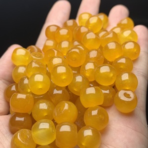 Cuentas de Jade Vintage de Alta Calidad, Color Amarillo Atardecer, 11x9mm, para Joyería DIY, Pulseras y Bisutería, Modelo Zhen Zhen 825 NGTC - Product Image 2