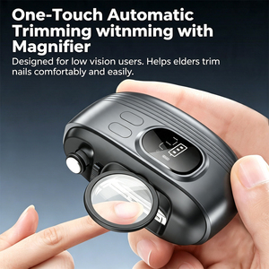 Coupe-ongles électrique sans fil automatique à 2 vitesses avec lumière LED pour bébé, <span class=keywords><strong>lime</strong></span> à ongles et boîte de rangement - Product Image 2