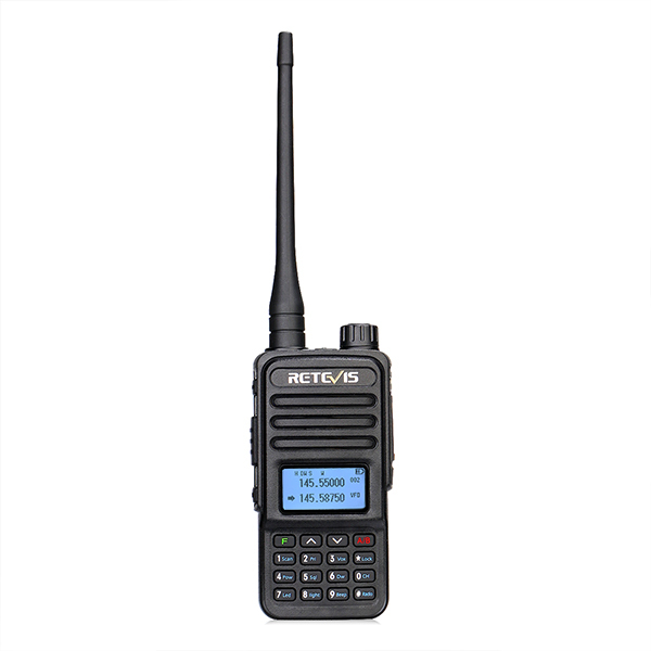 5W Dual Band UHF VHF Analog Walkie Talkie with 200 Channels and 5km Range Handheld Screen Rental for RT85