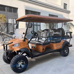 Voitures de golf électriques tout-terrain à prix abordables, buggy à vendre, voitures de golf chinoises 6 places - Product Image 3