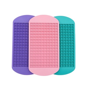 Easy Release Silicone <b>Mini</b> Ice Cube Trays 160 Crushed Ice Molds for Chilling Cocktails Juices Whiskey - Product Image 4