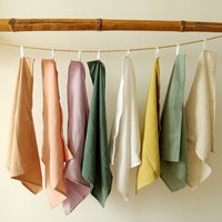 Serviette de Table en lin 100% coton, 1 pièce, pour Restaurant, fête à la maison, hôtel