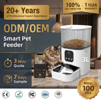 Distributeur automatique de nourriture pour chats Tuya avec caméra, distributeur de nourriture sèche pour animaux de compagnie, programmation horaire, distributeur de nourriture intelligent pour chats, batterie rechargeable