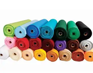 Haute qualité meilleur prix 1.5mm artisanat feutre polyester tissu couleur unie 90cm large-disponible en feuilles