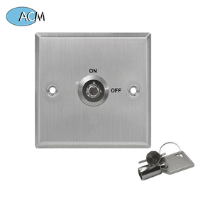 Atacado Durável Botão De Bloqueio De Chave Elétrica 304 Aço Inoxidável <span class=keywords><strong>Exit</strong></span> Push Switch Botão Chave De Metal - Product Image 4