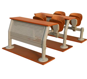 Meubles pas chers, bureau d'école en métal avec pieds en acier et chaise pliante pour l'école et l'université, chaise pour étudiants - Product Image 1