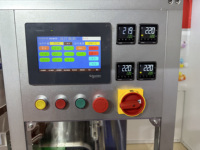 Machine automatique de scellage de capsules de café, scelleuse thermique pour couvercles pré-découpés pour capsules de café en aluminium