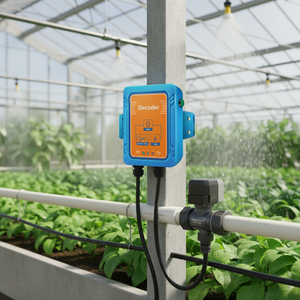 Controlador de <span class=keywords><strong>riego</strong></span> automático con cable para válvula solenoide de pulso, compatible con 9V a <span class=keywords><strong>24V</strong></span>, para uso en invernaderos - Product Image 1