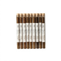 Bâtons d'encens naturels en bois de santal, osmanthus, café et bois d'agar 20g pour usage domestique, vente en gros, artisanat traditionnel, tube acrylique