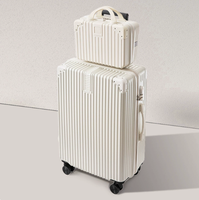 Maleta de Viaje de Alta Gama de 20 Pulgadas, Maleta con Candado de 28 Pulgadas, Maleta Grande de 24 Pulgadas con Cadena, Personalizable con Logotipo